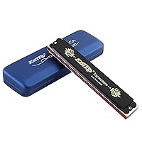 East top 24 Holes Tremolo Harmonica Key of C, Tremolo Mouth Organ Harmonica for Adults, Professionals and Students (T2406K-C)