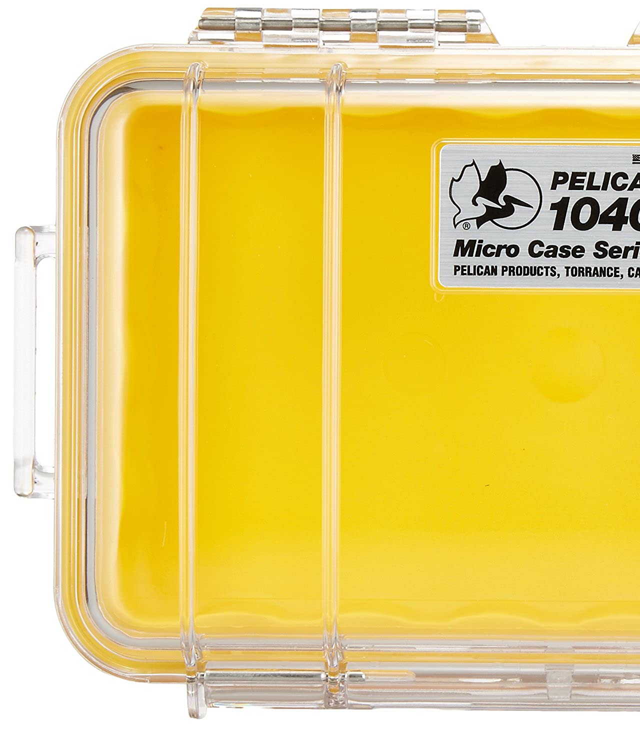 Pelican 1040-027-100 1040 Micro Case (Yellow/Clear)