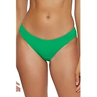 BECCA Women's Standard Baja Mar Hipster Bikini Bottom, Cheeky Coverage, Swimwear Separates