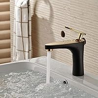 Water-Tap Bathroom Sink Tap Kitchen Sink Tap Modern Cold and Hot Water Tap Basin Faucets Wash Basin Copper Bathroom Faucets Bathroom Sink Faucet/Red