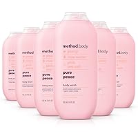 Body Wash, Pure Peace, Paraben and Phthalate Free, 18 oz (Pack of 6)