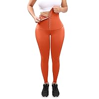 Leggings for Women Tummy Control Corset Waist Trainer Thigh Slimming High Waisted Compression Yoga Pants