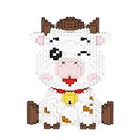 Animal Dairy Cattle Micro Building Blocks Set（1983PCS） Gift for Adults and Kids