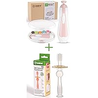 haakaa Baby Nail Trimmer and 360° Baby Toothbrush Baby Personal Care Set