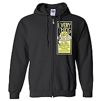 UGP Campus Apparel Everything Is A UFO - Bad at Identifying Funny Alien Sci-Fi ZIP HOODIE