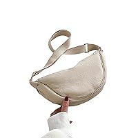 Amulet vl-6244 Half Moon Body Bag, Women's, Crossbody Bag, Korean Fashion, Teens, 20's, 30s, Shoulder Bag, Large Capacity, Simple, Trend, Mini Bag, Casual, Gift
