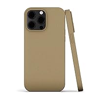 EMF Protection and Anti-Radiation Liquid Silicone Shungite Case for iPhones, 5G Shield Reduction, Lightweight Protective Back Cover (Coffee, 15 Pro Max)