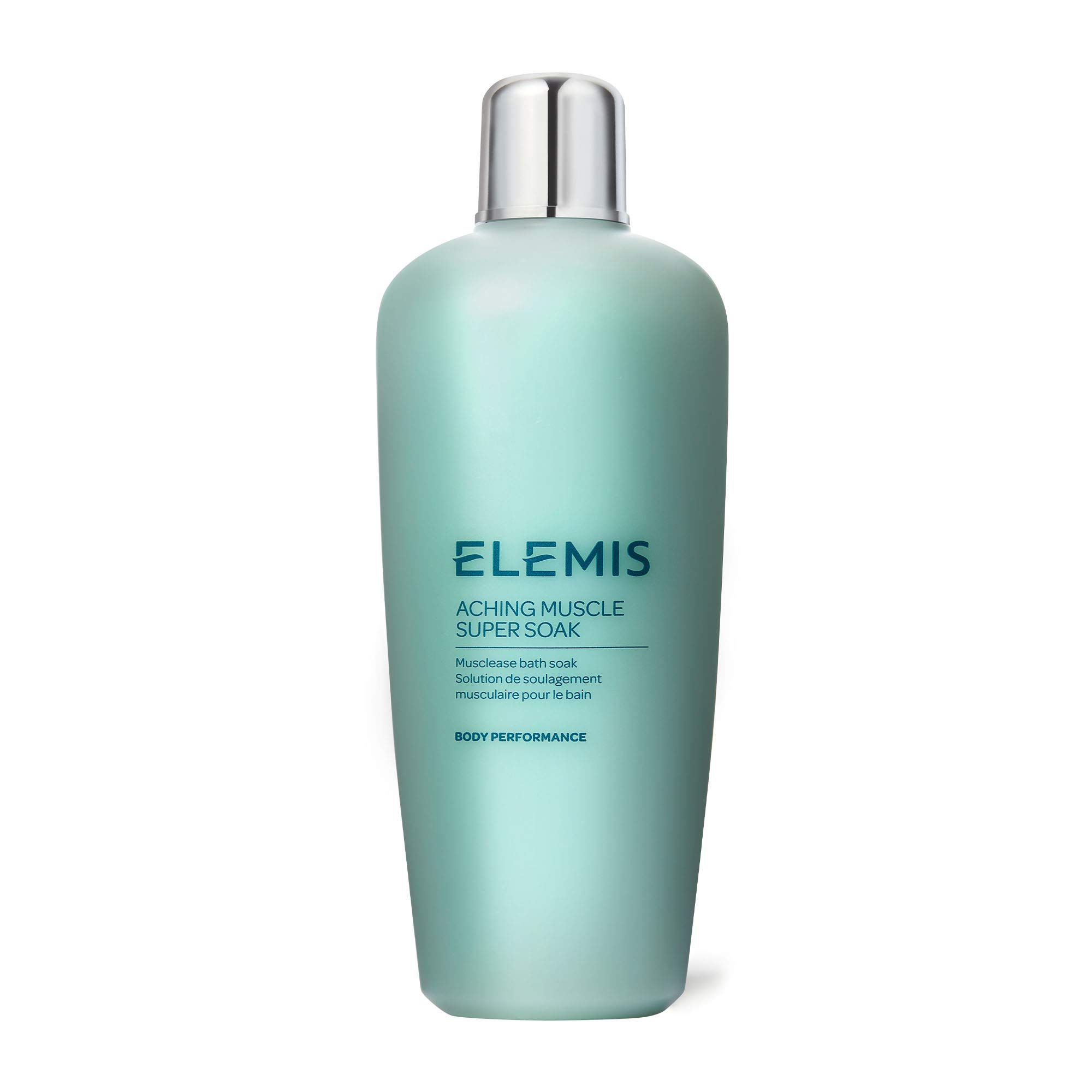 ELEMIS Aching Muscle Super Soak | Musclease Natural Foaming Bath Milk Warms, Recharges, and Energizes Tired, Overworked Muscles Post-Workout | 400 mL