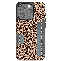 Smartish - Cheetah - iPhone 15 Pro Wallet Case - Wallet Slayer Vol 2 [Slim + Protective Kickstand] Credit Card Holder - Fits iPhone 15 Pro