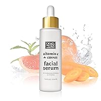 Dead Sea Collection Vitamin C & Carrot Serum For Face - Hydration Facial Serum - Skin Serum for Smooth and Moisturized Skin - Enriched with Dead Sea Minerals and Vitamins - 1,69 Fl. Oz
