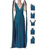 Convertible Dresses for Bridesmaids,Multiway Dress,Plus Size Maxi Long Wrap Formal Evening Gown