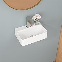 Floating Bathroom Sink Wall Mounted - Sarlai 14