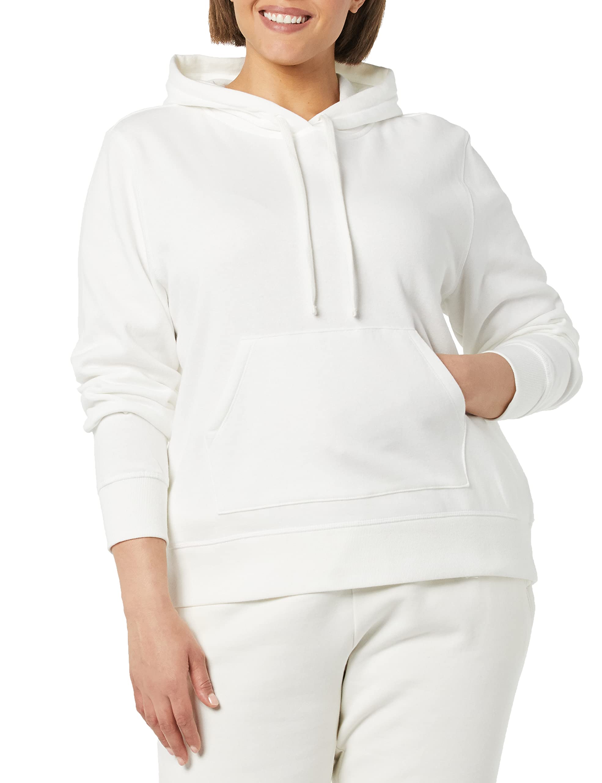 Amazon Essentials Women's French Terry Fleece Pullover Hoodie (Available in Plus Size)