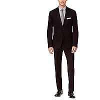 Calvin Klein Mens Knit Formal Tuxedo, Black, 42 Long / 35W x UnfinishedL