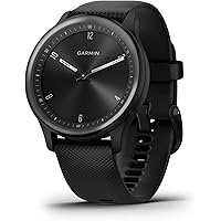 Garmin vívomove Sport, Hybrid Smartwatch with Health and Fitness functions, Hidden Touchscreen Display and up to 5 days battery life, Black