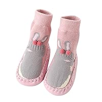 Toddler Shoes 6c Cute Children Toddler Shoes Autumn and Winter Boys and Girls Floor Socks Girl Tennis Shoes with Lights