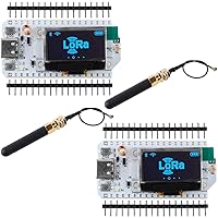 915MHz ESP32 LoRa OLED Development Board V3 SX1262 Type-C + LoRa Antenna for Arduino LoraWan IOT Internet of Thing (Pack of 2), not Compatible with LoRa V2