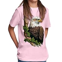 Eagle Print Kids' Classic Fit T-Shirt - Cool T-Shirt - Bird Classic Fit Tee
