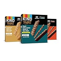 KIND Thins, Variety Pack, Gluten Free, 100 Calorie, 30 Count