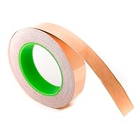 Bertech Copper Foil Tape with Conductive Adhesive, 1/2 Inch x 36 Yards