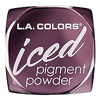 L.A. COLORS Iced Pigment Powder, Glisten, 0.11 Ounce (Pack of 3), CEP537
