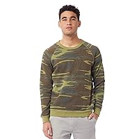 Alternative Men's Hoodie, Eco-Cozy Pullover Lightweight Fleece Hooded Sweatshirt