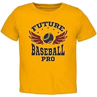 Future Baseball Pro Gold Toddler T-Shirt
