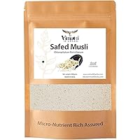 Pub Safed Musli 200gm Root Powder| Micro-Nutrient Rich Assured| Helps Boost Strength & Stamina | Helps Improve Immunity- Ancient Ayurvedic Herbs Supplement