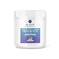 DR. EMIL NUTRITION Collagen Peptides Powder - Hot Cocoa Flavored Collagen Powder for Women - Collagen Supplements for Hair, Skin & Nails with Hyaluronic Acid - 9g Protein per Serving