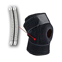 Knee Protector Spring Joint Brace Support Pain Protector Exercise Squat Mountain Climbing Badminton Band Basketball Patella Protection
