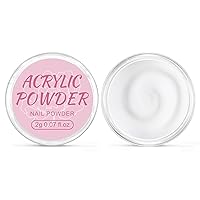 1PC Clear Acrylic Powder 2G Professional Acrylic Nail Powder No Need Nail Lamp Manicure Gift for Women Girls