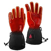 ActionHeat 7V Everyday Heated Gloves for Men – Electric Rechargeable Battery Heating Gloves with 3 Heating Levels – Hand Warming Winter Gloves for Skiing, Walking, Motorcycle Riding or Everyday Use
