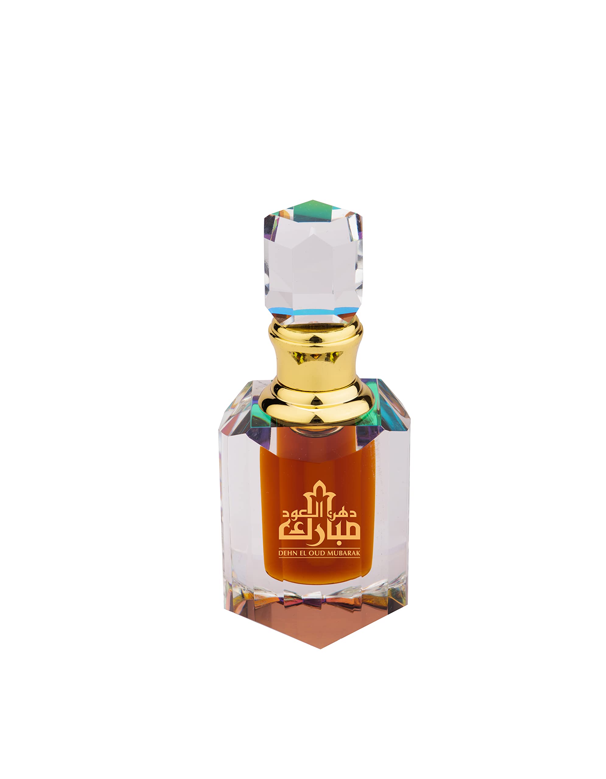Swiss Arabian Dehn El Oud Mubarak - Luxury Products From Dubai - Lasting, Addictive Personal Perfume Oil Fragrance - A Seductive, Signature Aroma - The Luxurious Scent Of Arabia - 0.2 Oz