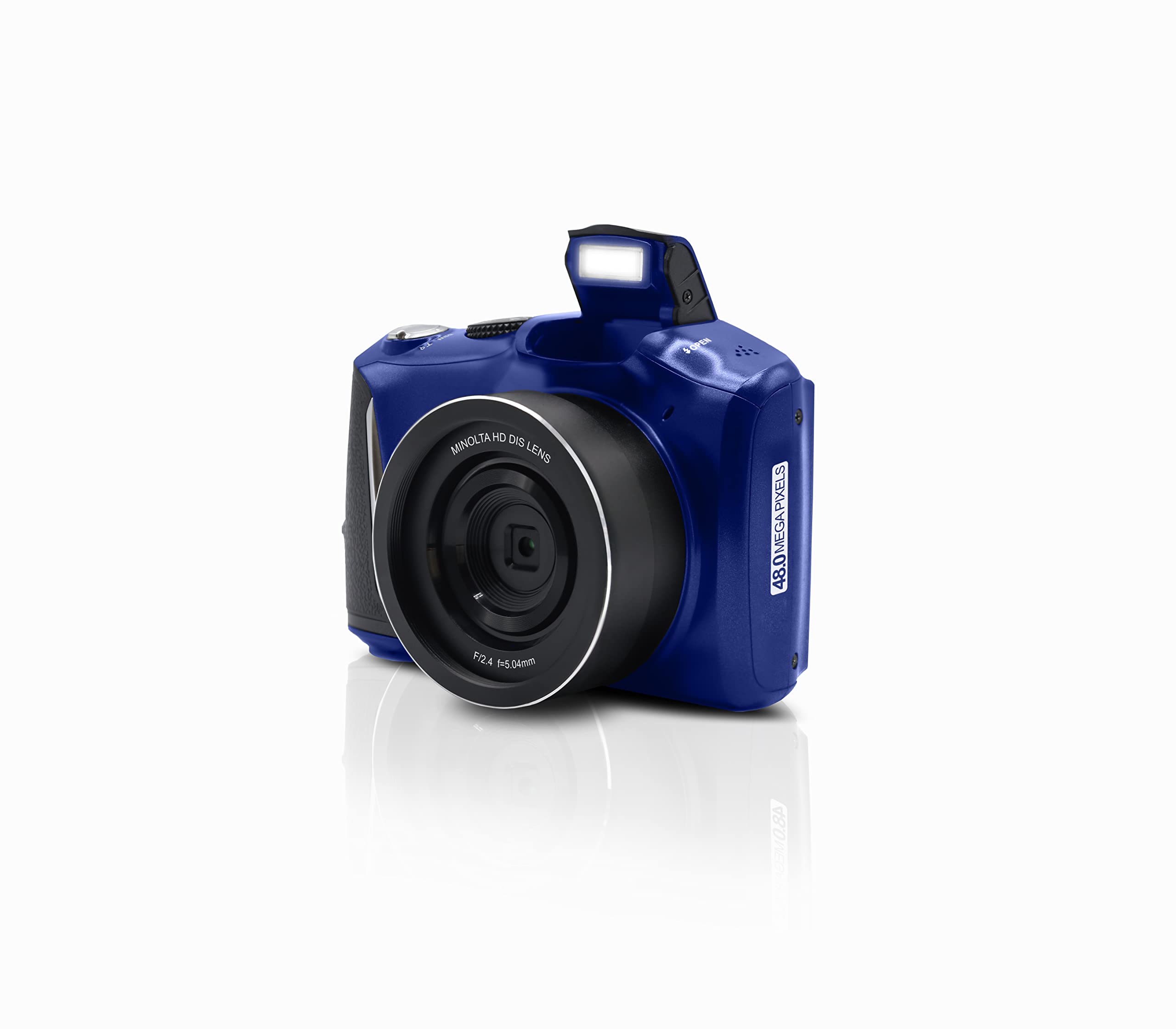 Minolta MND50 48 MP / 4K Ultra HD Digital Camera (Blue)