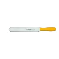 Arcos 2900 Series, Spatula, 250 mm Nitrum Stainless Steel Blade, Polypropylene Injected Handle Color Yellow