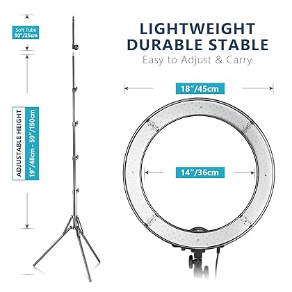 NEEWER Ring Light Kit: 18