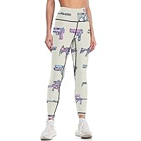 Weapons Guns Women's Yoga Pants High Waisted Stretch Leggings Printed for Workout Running