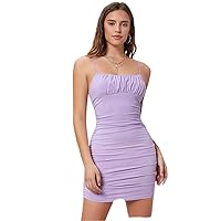 Summer Dresses for Women 2022 Ruched Bust Bodycon Dress Dresses for Women