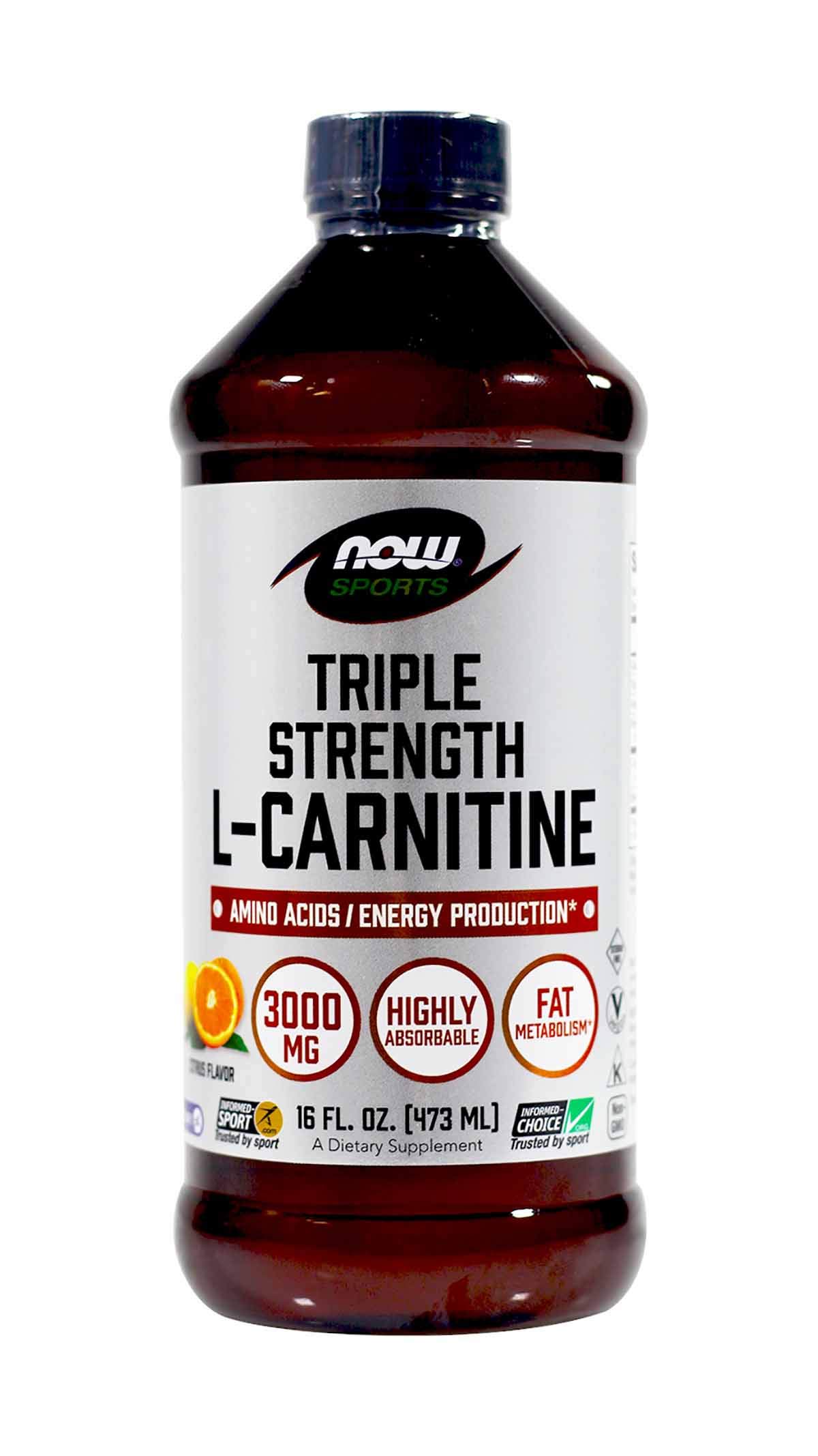 Now Foods L-Carnitine Liquid 3000 mg - 16 oz.. 2 Pack
