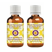 dève herbes Pure Opoponax Essential Oil (Commiphora erythraea) Natural Therapeutic Grade Steam Distilled (Pack of Two) 100mlx2 (6.76 oz)