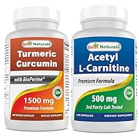 Turmeric Curcumin 1500mg & Acetyl L-Carnitine 500 Mg