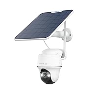 REOLINK Go PT Ultra+SP - 4K Cellular Security Camera Wireless Outdoor, No WiFi, 3G/4G LTE, Support (Verizon/AT&T/T-Mobile), Solar Powered, Color Night Vision, Local/Cloud Storage, Smart Detection
