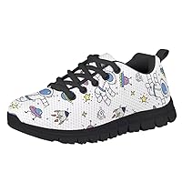 Little/Big Kid Tennis Shoes for Boys and Girls Sneakers Lightweight Breathable Running Shoes for Autumn and Winter Outdoor Sports