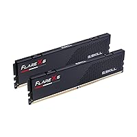 G.SKILL Flare X5 Series (AMD Expo) DDR5 RAM 32GB (2x16GB) 6000MT/s CL36-36-36-96 1.35V Desktop Computer Memory UDIMM - Matte Black (F5-6000J3636F16GX2-FX5)