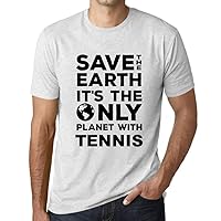 Men's Graphic T-Shirt Save The Earth It’s The Only Planet with Tennis Eco-Friendly Limited Edition Short Sleeve