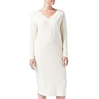 Amazon Essentials Women's Maternity V-Neck Relaxed Fit Sweatshirt Dress