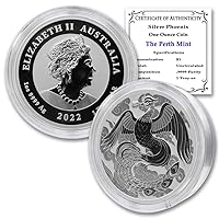 2022 P 1 oz Australian Phoenix Coin Brilliant Uncirculated (BU - in Capsule) with Certificate of Authenticity $1 Seller Mint State