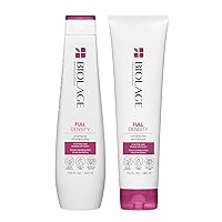 Full Density Thickening Shampoo & Conditioner | For Fuller & Thicker Hair | With Biotin | For Thin & Fine Hair | Paraben & Silicone Free | Vegan