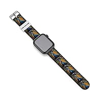 Peacock Silicone Iwatch Straps 38mm/40mm 42mm/44mm Replacement Quick Release Watch Band