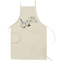 I Make Onions Cry Funny Parody Cooking Baking Kitchen Apron